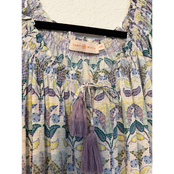 Tory Burch Tory Burch Mosaic Silk Romper - Picture 4 of 5